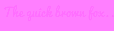 Image with Font Color FF6FFF and Background Color FF7FFF
